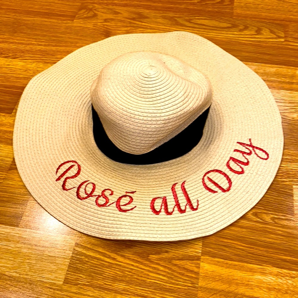 Rose All Day Large Rimmed Sun Hat